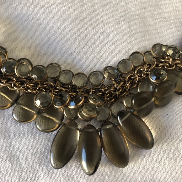 J.Crew Loose Fall Leaves Glass Necklace - Picture 5 of 6